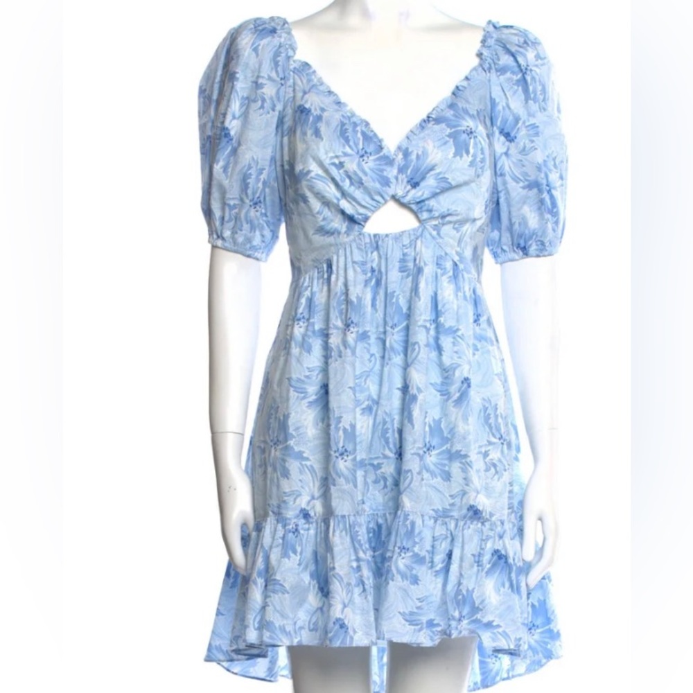 CINQ À SEPT
Floral Print Mini Dress